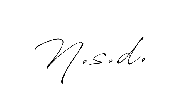 You should practise on your own different ways (Antro_Vectra) to write your name (N.s.d.) in signature. don't let someone else do it for you. N.s.d. signature style 6 images and pictures png