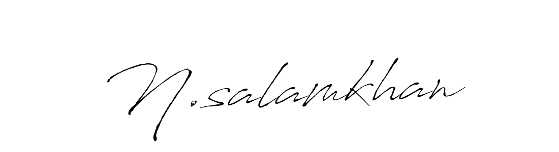 Make a short N.salamkhan signature style. Manage your documents anywhere anytime using Antro_Vectra. Create and add eSignatures, submit forms, share and send files easily. N.salamkhan signature style 6 images and pictures png