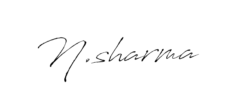 How to Draw N.sharma signature style? Antro_Vectra is a latest design signature styles for name N.sharma. N.sharma signature style 6 images and pictures png