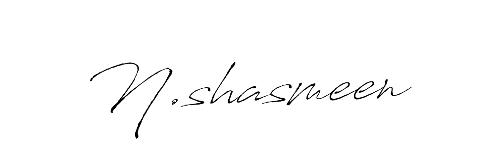 Make a beautiful signature design for name N.shasmeen. Use this online signature maker to create a handwritten signature for free. N.shasmeen signature style 6 images and pictures png