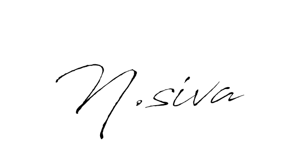 Design your own signature with our free online signature maker. With this signature software, you can create a handwritten (Antro_Vectra) signature for name N.siva. N.siva signature style 6 images and pictures png