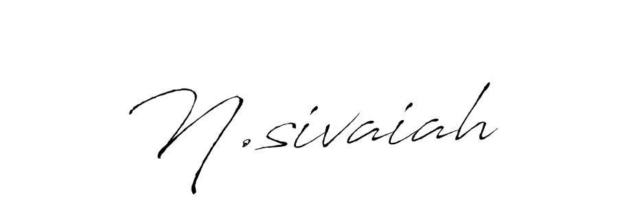 The best way (Antro_Vectra) to make a short signature is to pick only two or three words in your name. The name N.sivaiah include a total of six letters. For converting this name. N.sivaiah signature style 6 images and pictures png