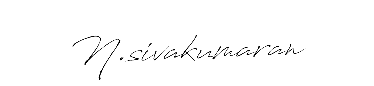 Make a beautiful signature design for name N.sivakumaran. Use this online signature maker to create a handwritten signature for free. N.sivakumaran signature style 6 images and pictures png