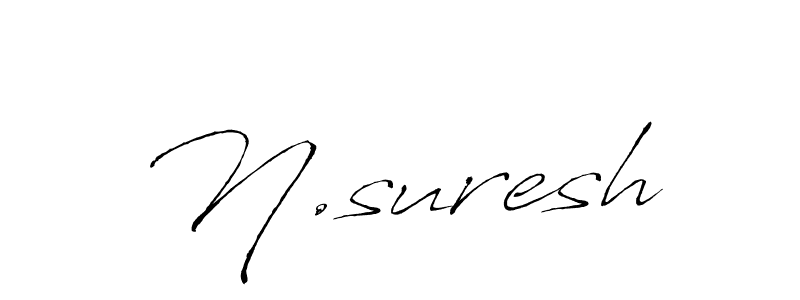 Also You can easily find your signature by using the search form. We will create N.suresh name handwritten signature images for you free of cost using Antro_Vectra sign style. N.suresh signature style 6 images and pictures png