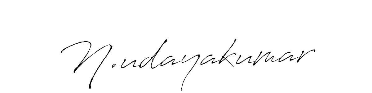 How to make N.udayakumar signature? Antro_Vectra is a professional autograph style. Create handwritten signature for N.udayakumar name. N.udayakumar signature style 6 images and pictures png