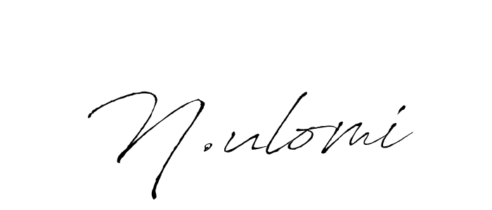 How to make N.ulomi name signature. Use Antro_Vectra style for creating short signs online. This is the latest handwritten sign. N.ulomi signature style 6 images and pictures png