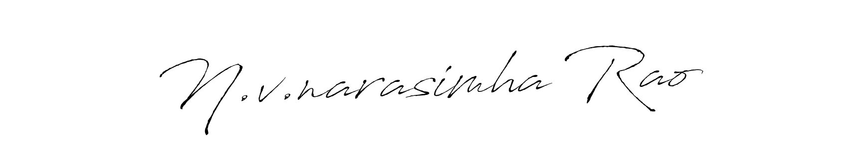 Design your own signature with our free online signature maker. With this signature software, you can create a handwritten (Antro_Vectra) signature for name N.v.narasimha Rao. N.v.narasimha Rao signature style 6 images and pictures png