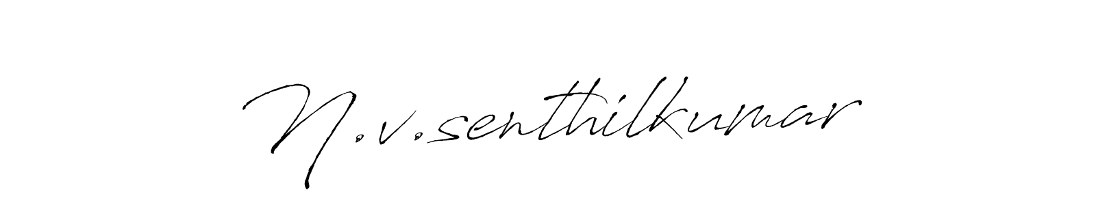 if you are searching for the best signature style for your name N.v.senthilkumar. so please give up your signature search. here we have designed multiple signature styles  using Antro_Vectra. N.v.senthilkumar signature style 6 images and pictures png