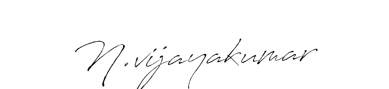 You should practise on your own different ways (Antro_Vectra) to write your name (N.vijayakumar) in signature. don't let someone else do it for you. N.vijayakumar signature style 6 images and pictures png