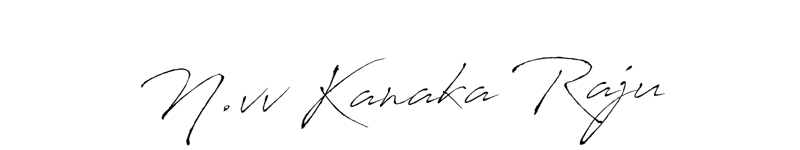 Also we have N.vv Kanaka Raju name is the best signature style. Create professional handwritten signature collection using Antro_Vectra autograph style. N.vv Kanaka Raju signature style 6 images and pictures png