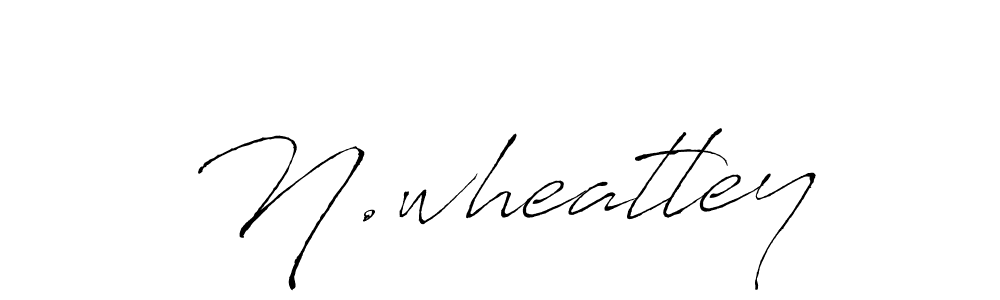 How to Draw N.wheatley signature style? Antro_Vectra is a latest design signature styles for name N.wheatley. N.wheatley signature style 6 images and pictures png