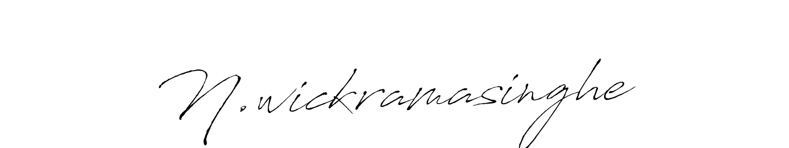 Best and Professional Signature Style for N.wickramasinghe. Antro_Vectra Best Signature Style Collection. N.wickramasinghe signature style 6 images and pictures png