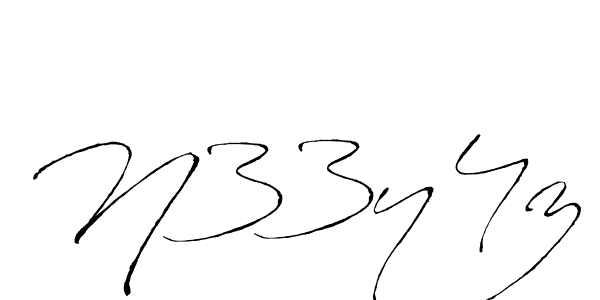 How to make N33y4z signature? Antro_Vectra is a professional autograph style. Create handwritten signature for N33y4z name. N33y4z signature style 6 images and pictures png