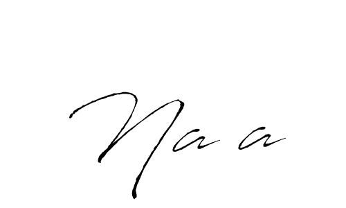 Design your own signature with our free online signature maker. With this signature software, you can create a handwritten (Antro_Vectra) signature for name Nađa. Nađa signature style 6 images and pictures png