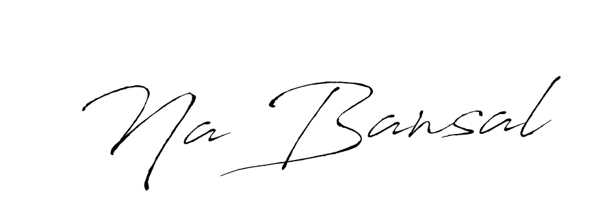 How to Draw Na Bansal signature style? Antro_Vectra is a latest design signature styles for name Na Bansal. Na Bansal signature style 6 images and pictures png