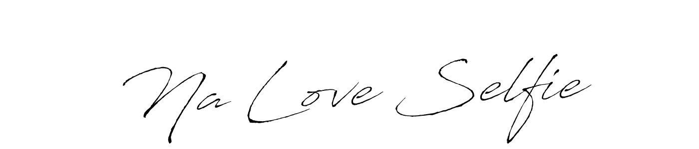Create a beautiful signature design for name Na Love Selfie. With this signature (Antro_Vectra) fonts, you can make a handwritten signature for free. Na Love Selfie signature style 6 images and pictures png