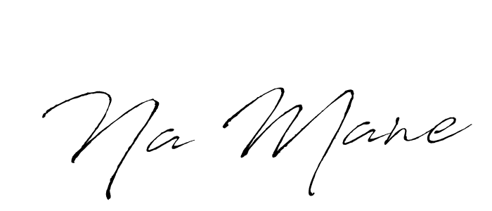 Use a signature maker to create a handwritten signature online. With this signature software, you can design (Antro_Vectra) your own signature for name Na Mane. Na Mane signature style 6 images and pictures png