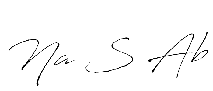 Similarly Antro_Vectra is the best handwritten signature design. Signature creator online .You can use it as an online autograph creator for name Na S Ab. Na S Ab signature style 6 images and pictures png