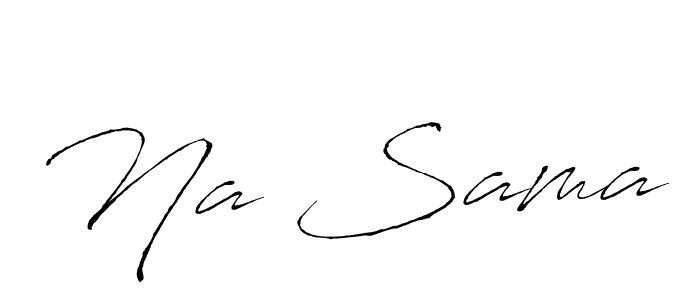 You should practise on your own different ways (Antro_Vectra) to write your name (Na Sama) in signature. don't let someone else do it for you. Na Sama signature style 6 images and pictures png