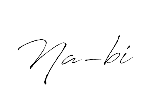 How to Draw Na-bi signature style? Antro_Vectra is a latest design signature styles for name Na-bi. Na-bi signature style 6 images and pictures png