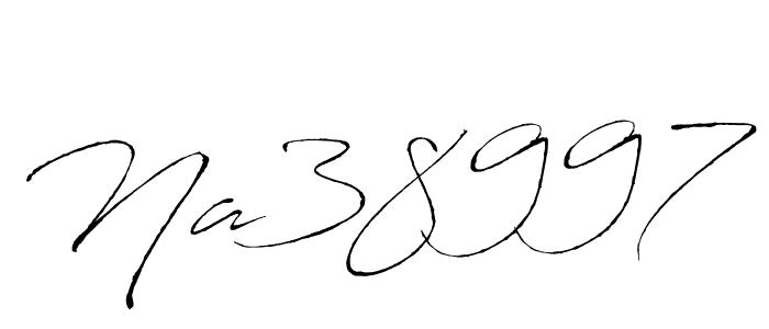 The best way (Antro_Vectra) to make a short signature is to pick only two or three words in your name. The name Na38997 include a total of six letters. For converting this name. Na38997 signature style 6 images and pictures png