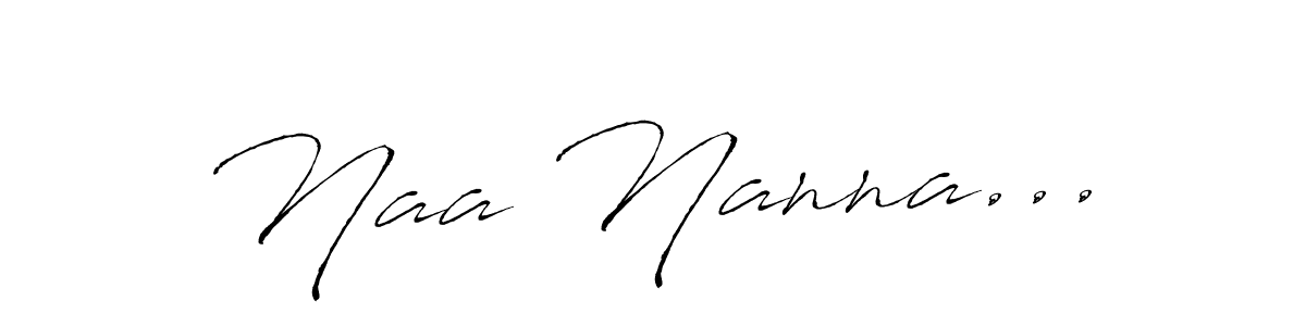 How to Draw Naa Nanna... signature style? Antro_Vectra is a latest design signature styles for name Naa Nanna.... Naa Nanna... signature style 6 images and pictures png