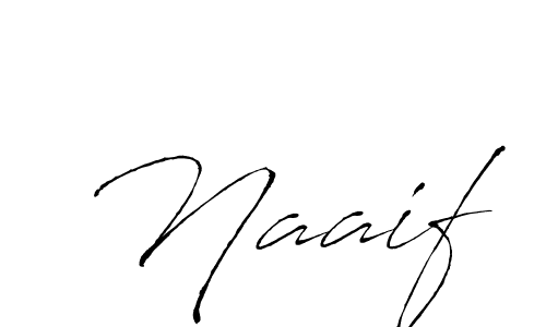 Design your own signature with our free online signature maker. With this signature software, you can create a handwritten (Antro_Vectra) signature for name Naaif. Naaif signature style 6 images and pictures png
