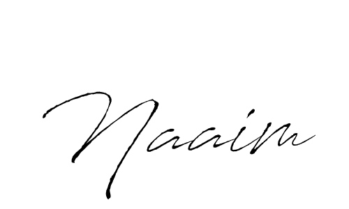 Create a beautiful signature design for name Naaim. With this signature (Antro_Vectra) fonts, you can make a handwritten signature for free. Naaim signature style 6 images and pictures png