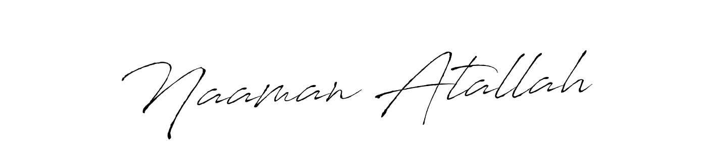 You should practise on your own different ways (Antro_Vectra) to write your name (Naaman Atallah) in signature. don't let someone else do it for you. Naaman Atallah signature style 6 images and pictures png