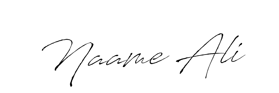 How to make Naame Ali name signature. Use Antro_Vectra style for creating short signs online. This is the latest handwritten sign. Naame Ali signature style 6 images and pictures png