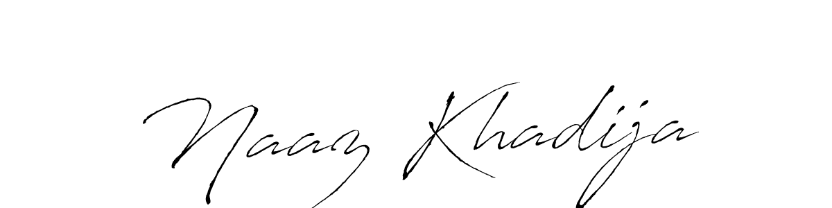 You can use this online signature creator to create a handwritten signature for the name Naaz Khadija. This is the best online autograph maker. Naaz Khadija signature style 6 images and pictures png
