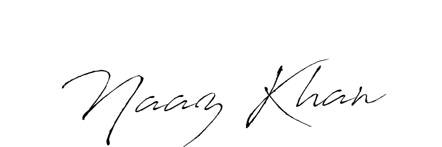 Antro_Vectra is a professional signature style that is perfect for those who want to add a touch of class to their signature. It is also a great choice for those who want to make their signature more unique. Get Naaz Khan name to fancy signature for free. Naaz Khan signature style 6 images and pictures png