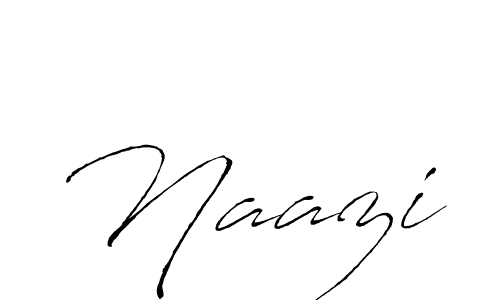 Use a signature maker to create a handwritten signature online. With this signature software, you can design (Antro_Vectra) your own signature for name Naazi. Naazi signature style 6 images and pictures png