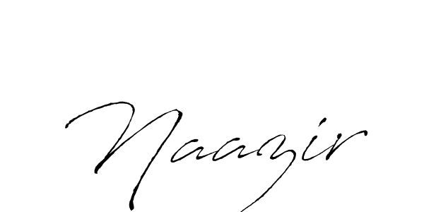 Create a beautiful signature design for name Naazir. With this signature (Antro_Vectra) fonts, you can make a handwritten signature for free. Naazir signature style 6 images and pictures png