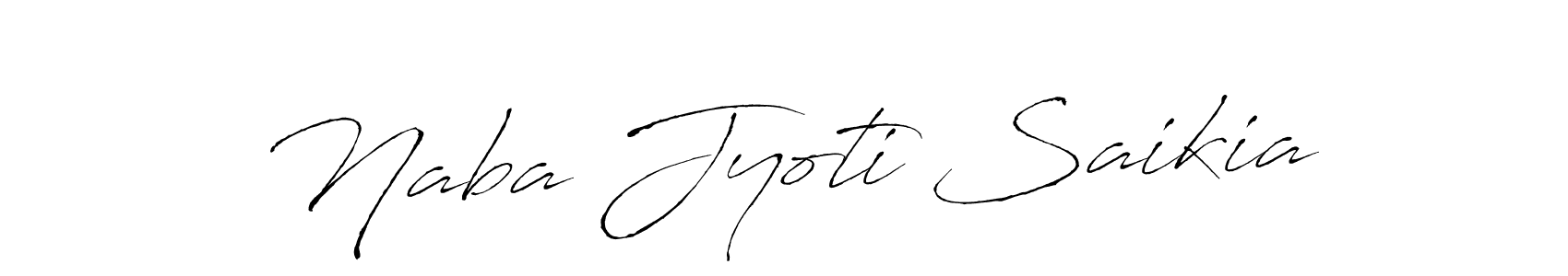 Naba Jyoti Saikia stylish signature style. Best Handwritten Sign (Antro_Vectra) for my name. Handwritten Signature Collection Ideas for my name Naba Jyoti Saikia. Naba Jyoti Saikia signature style 6 images and pictures png
