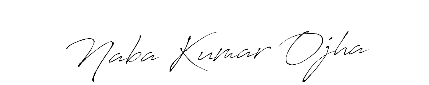 Make a beautiful signature design for name Naba Kumar Ojha. With this signature (Antro_Vectra) style, you can create a handwritten signature for free. Naba Kumar Ojha signature style 6 images and pictures png