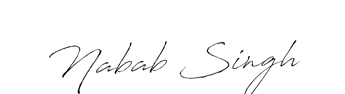 Make a beautiful signature design for name Nabab Singh. Use this online signature maker to create a handwritten signature for free. Nabab Singh signature style 6 images and pictures png