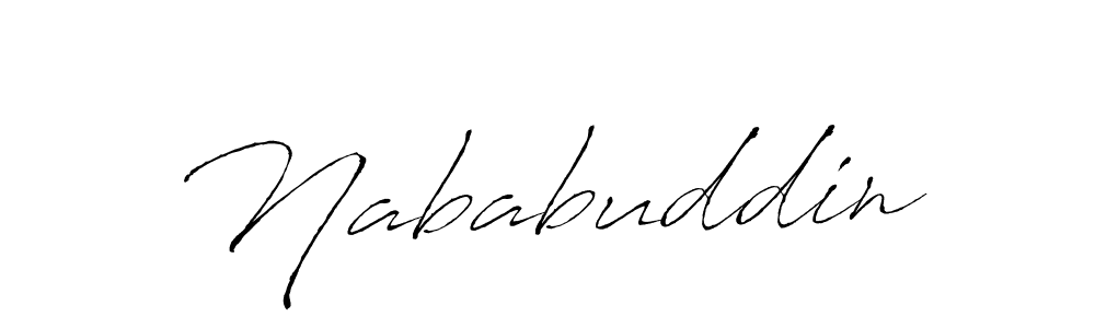 Nababuddin stylish signature style. Best Handwritten Sign (Antro_Vectra) for my name. Handwritten Signature Collection Ideas for my name Nababuddin. Nababuddin signature style 6 images and pictures png