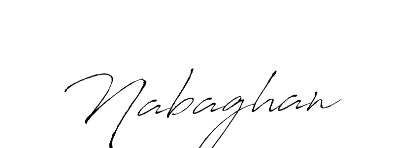 Make a beautiful signature design for name Nabaghan. With this signature (Antro_Vectra) style, you can create a handwritten signature for free. Nabaghan signature style 6 images and pictures png
