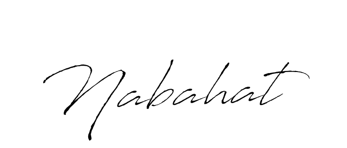 The best way (Antro_Vectra) to make a short signature is to pick only two or three words in your name. The name Nabahat include a total of six letters. For converting this name. Nabahat signature style 6 images and pictures png