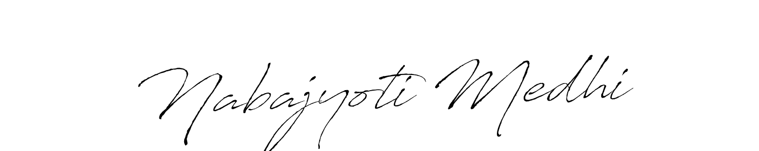 Use a signature maker to create a handwritten signature online. With this signature software, you can design (Antro_Vectra) your own signature for name Nabajyoti Medhi. Nabajyoti Medhi signature style 6 images and pictures png