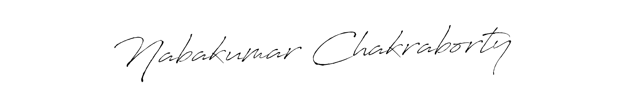 How to make Nabakumar Chakraborty signature? Antro_Vectra is a professional autograph style. Create handwritten signature for Nabakumar Chakraborty name. Nabakumar Chakraborty signature style 6 images and pictures png