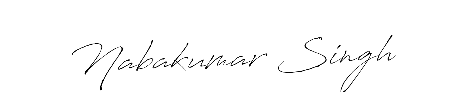 Design your own signature with our free online signature maker. With this signature software, you can create a handwritten (Antro_Vectra) signature for name Nabakumar Singh. Nabakumar Singh signature style 6 images and pictures png