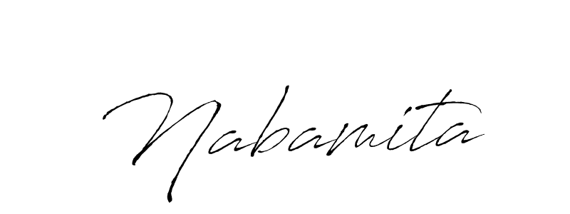 Make a beautiful signature design for name Nabamita. With this signature (Antro_Vectra) style, you can create a handwritten signature for free. Nabamita signature style 6 images and pictures png