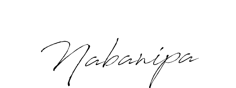 Make a beautiful signature design for name Nabanipa. With this signature (Antro_Vectra) style, you can create a handwritten signature for free. Nabanipa signature style 6 images and pictures png