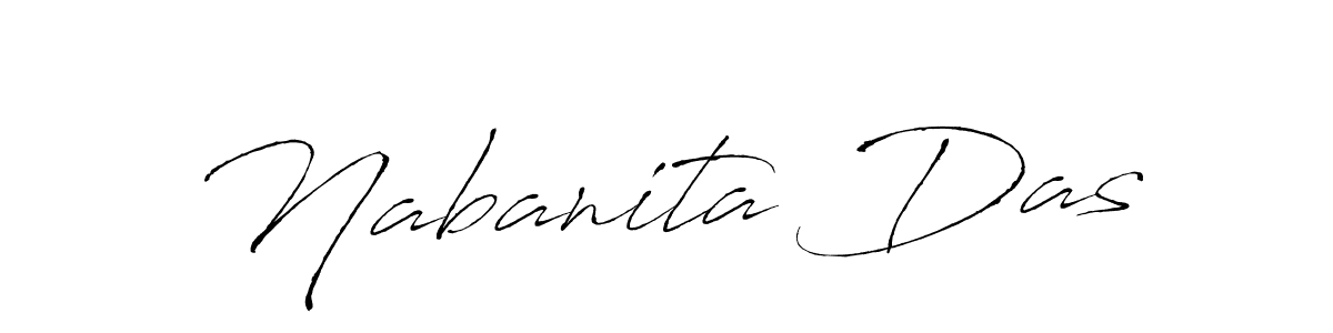 Make a beautiful signature design for name Nabanita Das. With this signature (Antro_Vectra) style, you can create a handwritten signature for free. Nabanita Das signature style 6 images and pictures png