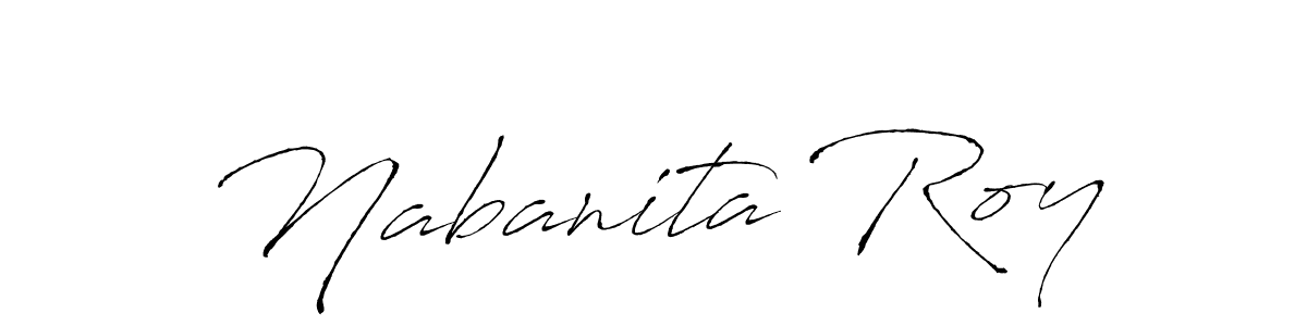 Create a beautiful signature design for name Nabanita Roy. With this signature (Antro_Vectra) fonts, you can make a handwritten signature for free. Nabanita Roy signature style 6 images and pictures png