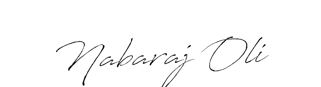 Make a beautiful signature design for name Nabaraj Oli. With this signature (Antro_Vectra) style, you can create a handwritten signature for free. Nabaraj Oli signature style 6 images and pictures png