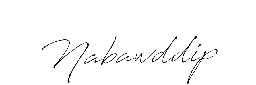 Use a signature maker to create a handwritten signature online. With this signature software, you can design (Antro_Vectra) your own signature for name Nabawddip. Nabawddip signature style 6 images and pictures png