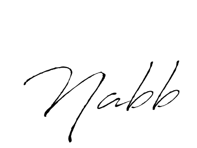 How to make Nabb name signature. Use Antro_Vectra style for creating short signs online. This is the latest handwritten sign. Nabb signature style 6 images and pictures png